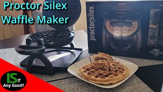 ProctorSilex Waffle Maker Review [upl. by Enriqueta]