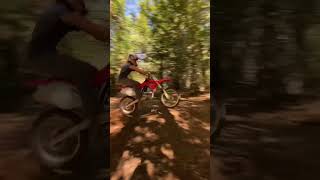 New jumps on the MX track🔥crf150r dirtbike motocrossaction motocross dirtbikejump [upl. by Scheck]