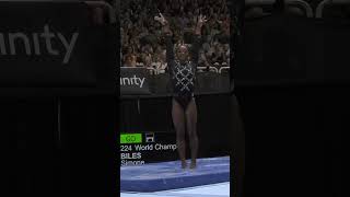 Simone Biles Balance Beam 2023 Xfinity Championships Senior Women Day 2 Slow Motion shorts 4 [upl. by Jez]