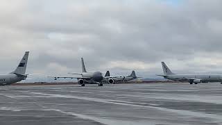 Plane Spotting Aircraft Taxiing At Keflavik Airport Iceland [upl. by Soiritos]