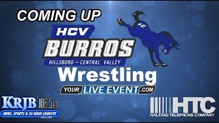 HCV vs Crookston in high school wrestling [upl. by Rtoip]