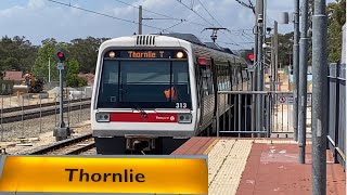 Train at Thornlie Station [upl. by Hgielac]