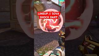 LINEUP  SOVA SHOCK DART IN ASCENT valorant valorantlineup sovalineup valorantricks [upl. by Ennairek]