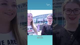 Taylor Swift fans ahead of Wembley concert [upl. by Fromma619]