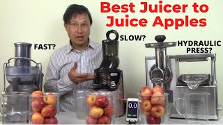 Best Juicer to Make Apple Juice  Fast vs Slow vs Cold Pressed [upl. by Anirbak70]