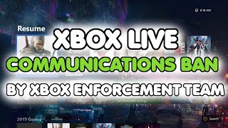 Xbox LIVE Enforcement Team  Communications Ban Wonderful [upl. by Eatnwahs14]