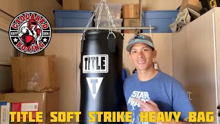 Title Boxing Soft Strike Heavy Bag REVIEW THE BEST HEAVY BAG UNDER 150 [upl. by Inal]