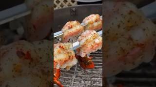 Besides seafood butter what goes with grilled lobster tails delicious yummy shorts [upl. by Ecydnac516]