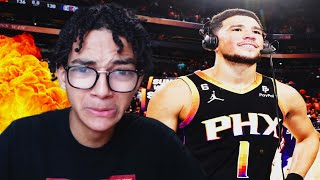 DEVIN BOOKER RUINED MY DAY MAVERICKS VS SUNS NBA FULL GAME HIGHLIGHTS REACTION [upl. by Ausoj]