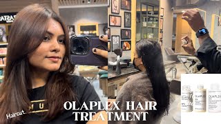 I tried the Olaplex Hair Treatment Honest Review Is it worth INR 2500  Aditi Deb♥️ [upl. by Nylorahs490]