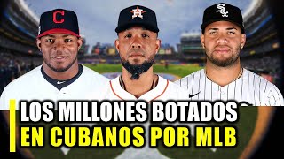 LOS MILLONES BOTADOS EN PELOTEROS CUBANO  JOSE ABREU YASIEL PUIG YOAN MONCADA [upl. by Rossing490]