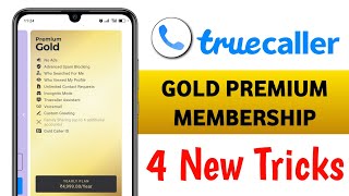 Truecaller Premium Gold pack free membership  Truecaller New hidden tricks for all Truecaller user [upl. by Otrebilif]