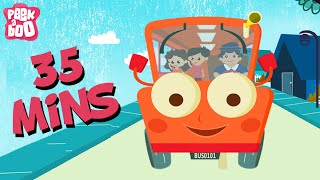 Wheels On The Bus Go Round And Round amp More  35 Minutes Popular Nursery Rhymes For Kids [upl. by Quent]