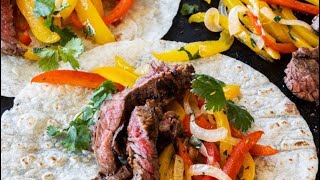 Chipotle Skirt Steak Fajitas with Sour Cream shorts [upl. by Myles]