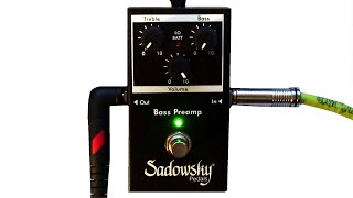 Sadowsky SPB2 Bass Preamp w Fender Jazz Bass 75RI MIJ [upl. by Haidabez]