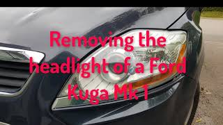 Headlamp removal for Ford Kuga Mk1 [upl. by Martita711]