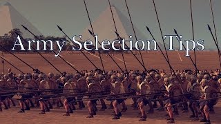 Total War Rome 2 Army Selection Tips [upl. by Eeruhs512]