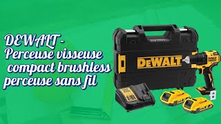 DEWALT DCD708D2TQW  Légère Puissante et Ultra Compacte pour Tous Vos Travaux [upl. by Notrub]