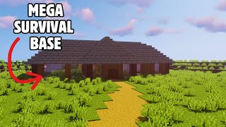 MEGA BASE MINECRAFT TUTORIAL [upl. by Ailuy]