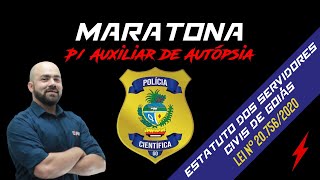 Maratona p Auxiliar de Autópsia  Lei 2075620 [upl. by Anawek]