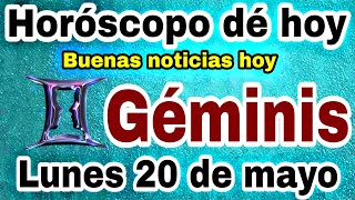 horoscopo de hoy Géminis  Horóscopo Diario  Géminis  20 de Mayo de 2024 [upl. by Melmon]