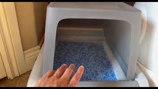 PetSafe ScoopFree Complete Plus SelfCleaning Cat Litter Box with FrontEntry Hood [upl. by Osgood833]