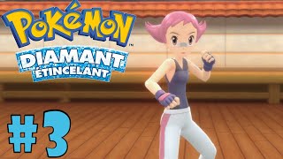 Pokémon Diamant Etincelant  Arène de Voilaroc [upl. by Grim]