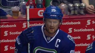 Gotta See It Henrik Sedin scores beautiful goal on Luongo for 1000th NHL point [upl. by Gide898]