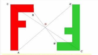 Symétrie centrale niveau 5ème [upl. by Bergen]