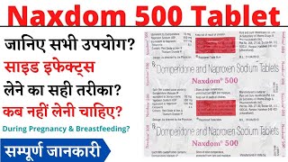 Naxdom  500 Tablet Uses Hindi सिर दर्द माइग्रेन के दर्द में उपयोगी medicinehubrock [upl. by Aiel618]