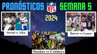 Pronósticos y Análisis NFL Semana 5 2024 [upl. by Avla]