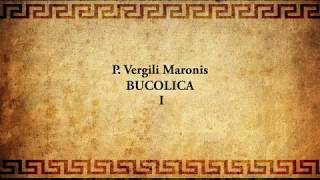 P Vergilius Maro Ecloga 1Tityrus Meliboeus [upl. by Rintoul]