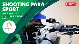 Shooting Para Sport  Mens 10m Air Rifle Standing Qualification  Day 3 [upl. by Yaresed]