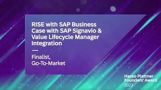 SAP Signavio amp SAP Value Lifecycle Manager Integration [upl. by Anelyak]