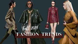 10 Big Fashion Trends For FallWinter 202425 [upl. by Surat]