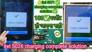 itel 5026 charging complete solution itel it5026 charging not store [upl. by Aranahs]