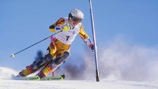 Vreni Schneider Olympic slalom gold Lillehammer 1994 [upl. by Maddocks]