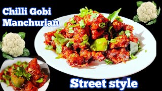 Chilli Gobi Manchurian Recipe Crispy Gobi ManchurianStreet Style Chilli GobiGobi Manchurian [upl. by Asserac]