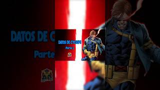 Datos sobre Cyclops 2 marvel xmen cyclops xmen97 ucm wolverine spiderman [upl. by Alikam]