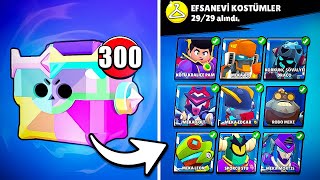 ULTRA KUPA KUTUSUNDAN 300 TANE AÇTIM TÜM EFSANEVİ KOSTÜMLER ÇIKARDIM🍏 Brawl Stars [upl. by Amalia]