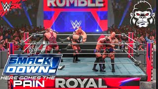 WWE 2K19 Here Comes The Pain Camera Mod  Full Modded Royal Rumble Match  WWE 2K19 PC Mods [upl. by Ennaitsirhc615]