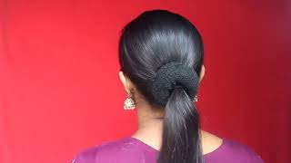 Juda hairstyle For Woman For Long Thin Hair । Super Hair Bun । Stylish Juda [upl. by Niai]