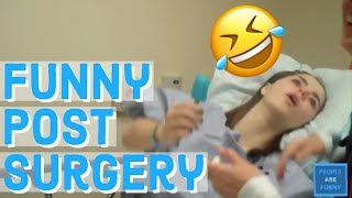 🤣 Funny Post Surgery Anesthesia Videos 😂 People Are Funny Ep 1 [upl. by Nnayhs]