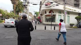 Afternoon walk in the Narvarte neighborhood of Mexico City 4K [upl. by Oicam]