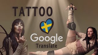 TATTOO  Google translate [upl. by Nuoras]