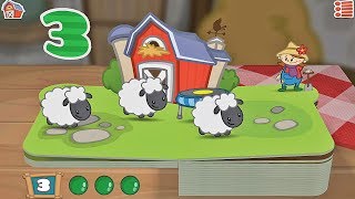 Zahlen lernen für Kleinkinder mit Tieren 🐄 Bauernhof 123 App [upl. by Iy919]