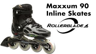 Rollerblade Maxxum 90 Urban Inline Skates Review [upl. by Cutler]