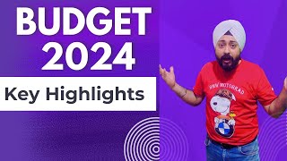 Key highlights Budget 2024  Income Tax Updates [upl. by Ide397]