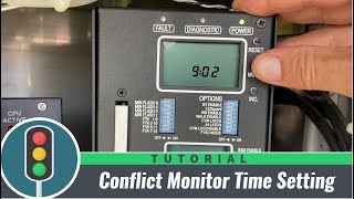 Changing Time in Conflict Monitor to match Traffic Signal Controller [upl. by Adnovay465]