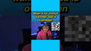 😯🙏 Milan Knol onthult wanneer Enzo Knol en zijn opa is overleden milanknol enzoknol [upl. by Martica]